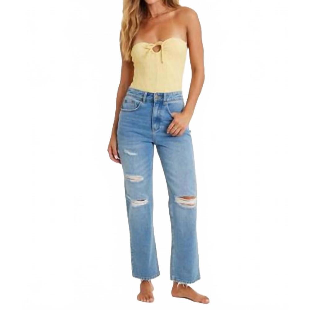 NEW AMUSE SOCIETY tessa jeans in inw-indigo wash